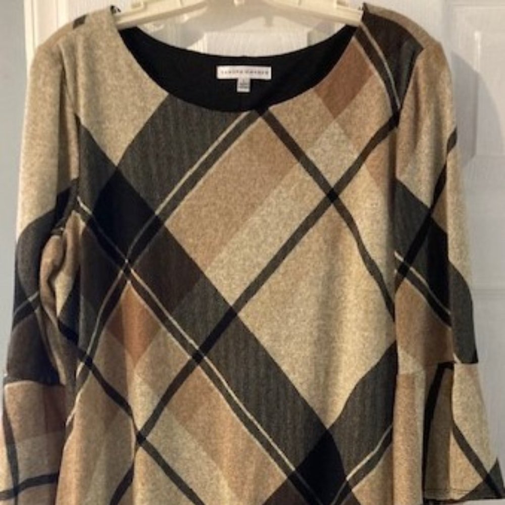 Black and Tan dress.
